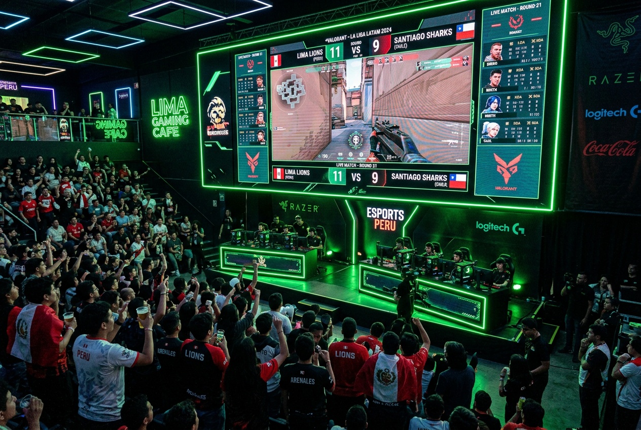 Pantallas torneo gaming